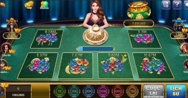  Bầu Cua tôm cá lucky88